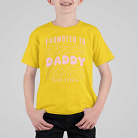 Promoted To Daddy 2026 New Girl Dad T Shirt For Kid First Time Fathers Day Gift