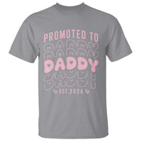 Promoted To Daddy 2026 New Girl Dad T Shirt First Time Fathers Day Gift