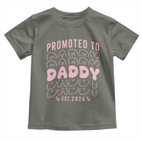 Promoted To Daddy 2026 New Girl Dad Toddler T Shirt First Time Fathers Day Gift