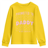 Promoted To Daddy 2026 New Girl Dad Youth Sweatshirt First Time Fathers Day Gift