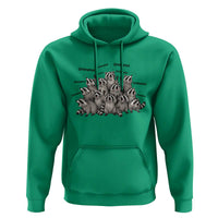 Funny Raccoon Grandma Hoodie Grandmother Chaos Trash Panda