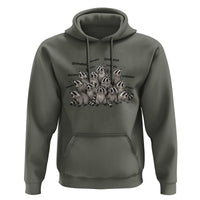 Funny Raccoon Grandma Hoodie Grandmother Chaos Trash Panda