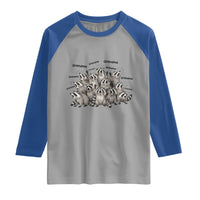 Funny Raccoon Grandma Raglan Shirt Grandmother Chaos Trash Panda
