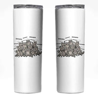 Funny Raccoon Grandma Skinny Tumbler Grandmother Chaos Trash Panda