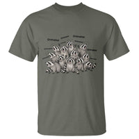 Funny Raccoon Grandma T Shirt Grandmother Chaos Trash Panda