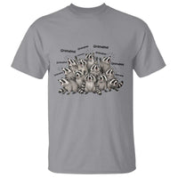 Funny Raccoon Grandma T Shirt Grandmother Chaos Trash Panda