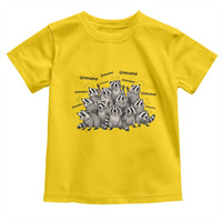Funny Raccoon Grandma Toddler T Shirt Grandmother Chaos Trash Panda