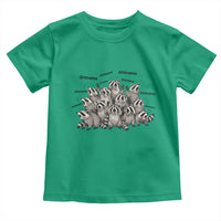 Funny Raccoon Grandma Toddler T Shirt Grandmother Chaos Trash Panda