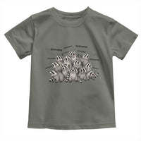Funny Raccoon Grandma Toddler T Shirt Grandmother Chaos Trash Panda