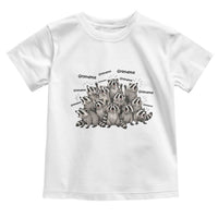 Funny Raccoon Grandma Toddler T Shirt Grandmother Chaos Trash Panda