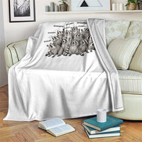 Funny Raccoon Grandpa Throw Blanket Chaos Coordinator Grandpa Life Graphic