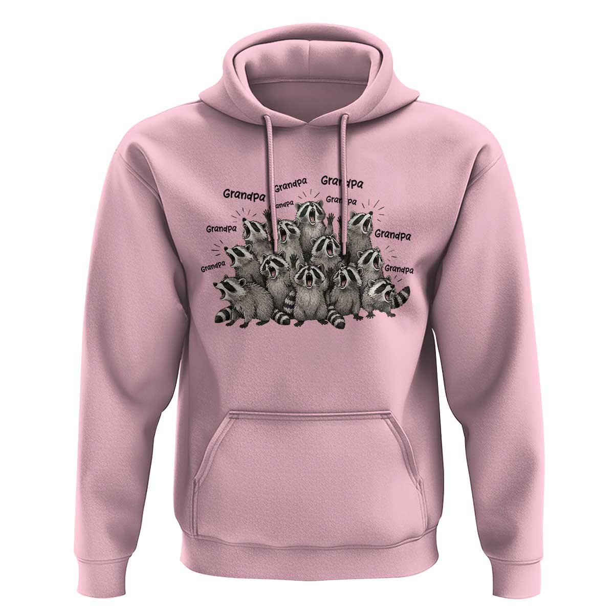 Funny Raccoon Grandpa Hoodie Chaos Coordinator Grandpa Life Graphic