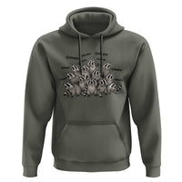 Funny Raccoon Grandpa Hoodie Chaos Coordinator Grandpa Life Graphic