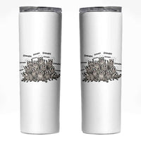Funny Raccoon Grandpa Skinny Tumbler Chaos Coordinator Grandpa Life Graphic