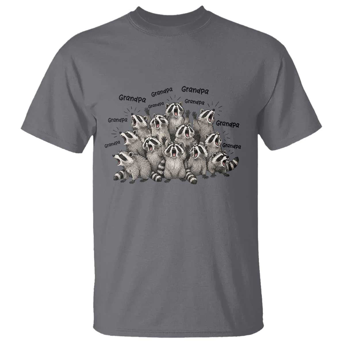 Funny Raccoon Grandpa T Shirt Chaos Coordinator Grandpa Life Graphic