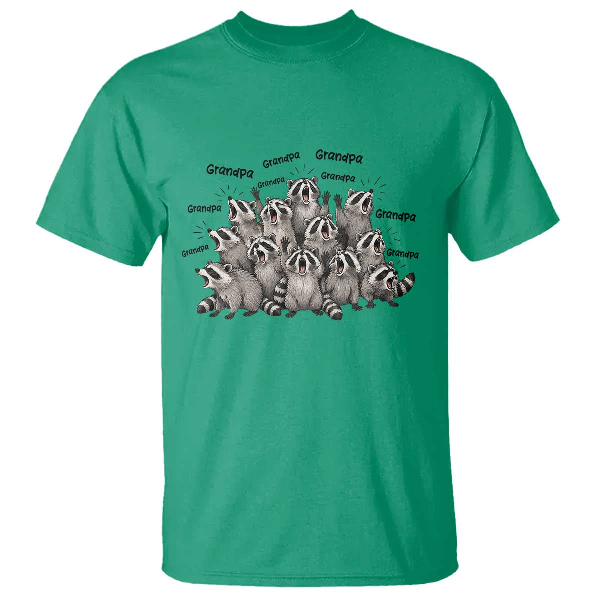 Funny Raccoon Grandpa T Shirt Chaos Coordinator Grandpa Life Graphic