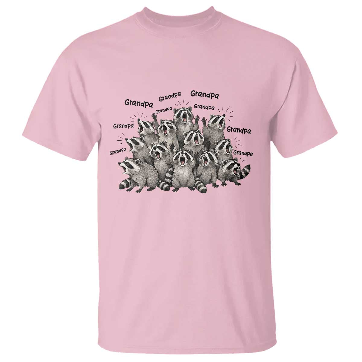 Funny Raccoon Grandpa T Shirt Chaos Coordinator Grandpa Life Graphic