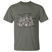 Funny Raccoon Grandpa T Shirt Chaos Coordinator Grandpa Life Graphic