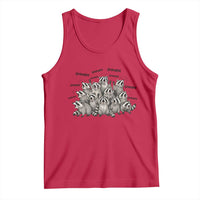 Funny Raccoon Grandpa Tank Top Chaos Coordinator Grandpa Life Graphic