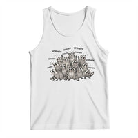 Funny Raccoon Grandpa Tank Top Chaos Coordinator Grandpa Life Graphic