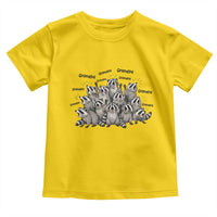 Funny Raccoon Grandpa Toddler T Shirt Chaos Coordinator Grandpa Life Graphic