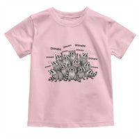 Funny Raccoon Grandpa Toddler T Shirt Chaos Coordinator Grandpa Life Graphic