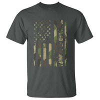 Promoted To Grandpa Est 2026 Patriotic American Flag Camo T Shirt