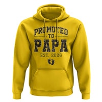 Promoted To Dad Est 2026 Camo Hoodie Hunting Style New Dad Gift Graphic