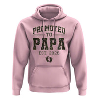 Promoted To Dad Est 2026 Camo Hoodie Hunting Style New Dad Gift Graphic