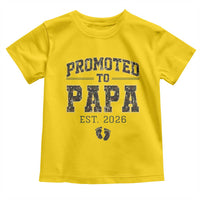 Promoted To Dad Est 2026 Camo Toddler T Shirt Hunting Style New Dad Gift Graphic