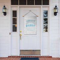 Promoted To Daddy 2026 New Boy Dad Garden Flag First Time Fathers Day Gift