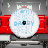 Promoted To Daddy 2026 New Boy Dad Spare Tire Cover First Time Fathers Day Gift