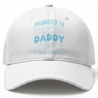 Promoted To Daddy 2026 New Boy Dad Baseball Cap First Time Fathers Day Gift