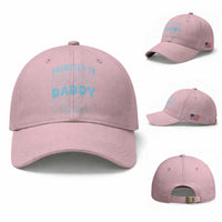 Promoted To Daddy 2026 New Boy Dad Baseball Cap First Time Fathers Day Gift