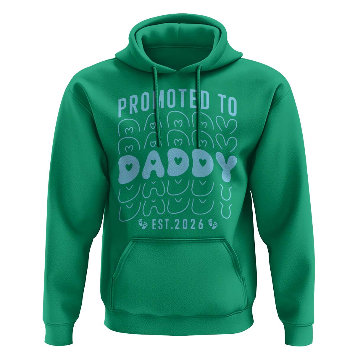 Promoted To Daddy 2026 New Boy Dad Hoodie First Time Fathers Day Gift