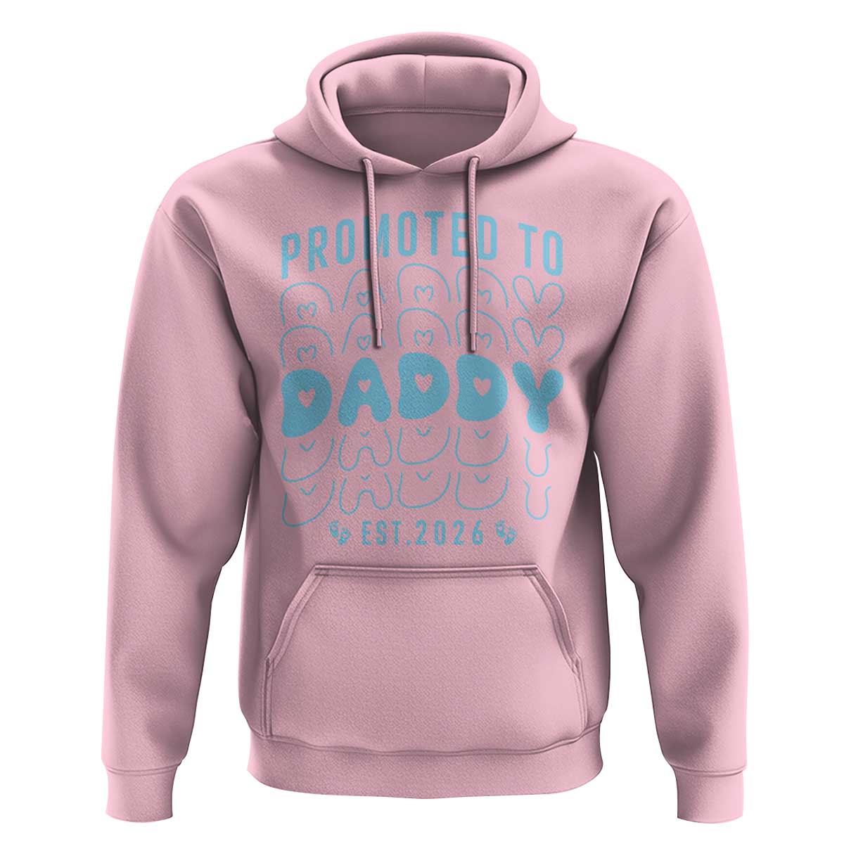 Promoted To Daddy 2026 New Boy Dad Hoodie First Time Fathers Day Gift