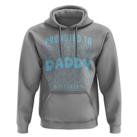 Promoted To Daddy 2026 New Boy Dad Hoodie First Time Fathers Day Gift