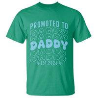 Promoted To Daddy 2026 New Boy Dad T Shirt First Time Fathers Day Gift