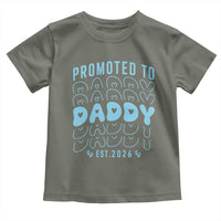 Promoted To Daddy 2026 New Boy Dad Toddler T Shirt First Time Fathers Day Gift