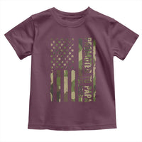 Promoted To Papa Est 2026 American Flag Camo Toddler T Shirt Patriotic New Papa