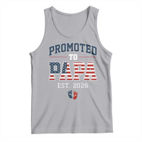 Patriotic Promoted To Dad Est 2026 Tank Top US Flag New Father Gift