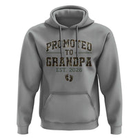 Promoted To Grandpa Est 2026 Hoodie Vintage Camo Grandpa Graphic