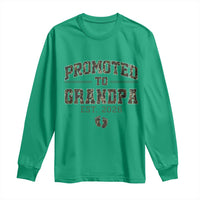 Promoted To Grandpa Est 2026 Long Sleeve Shirt Vintage Camo Grandpa Graphic