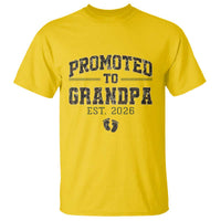 Promoted To Grandpa Est 2026 T Shirt Vintage Camo Grandpa Graphic
