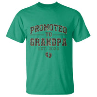 Promoted To Grandpa Est 2026 T Shirt Vintage Camo Grandpa Graphic