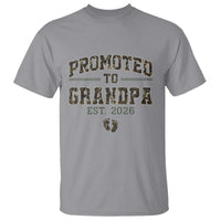 Promoted To Grandpa Est 2026 T Shirt Vintage Camo Grandpa Graphic
