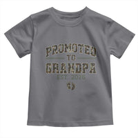 Promoted To Grandpa Est 2026 Toddler T Shirt Vintage Camo Grandpa Graphic