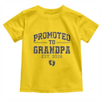 Promoted To Grandpa Est 2026 Toddler T Shirt Vintage Camo Grandpa Graphic