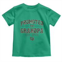 Promoted To Grandpa Est 2026 Toddler T Shirt Vintage Camo Grandpa Graphic