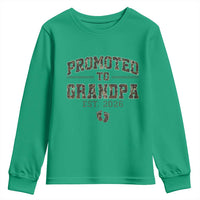 Promoted To Grandpa Est 2026 Youth Sweatshirt Vintage Camo Grandpa Graphic